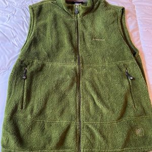 Patagonia Olive green fleece vest
